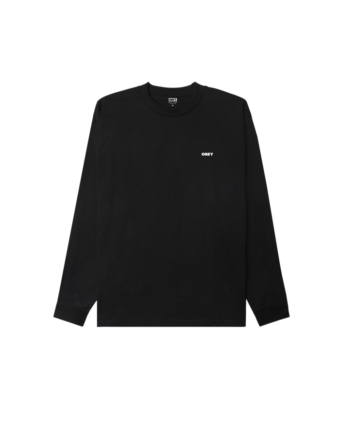 THE MEDIUM IS THE MESSAGE CLASSIC LS T-SHIRT - BLACK