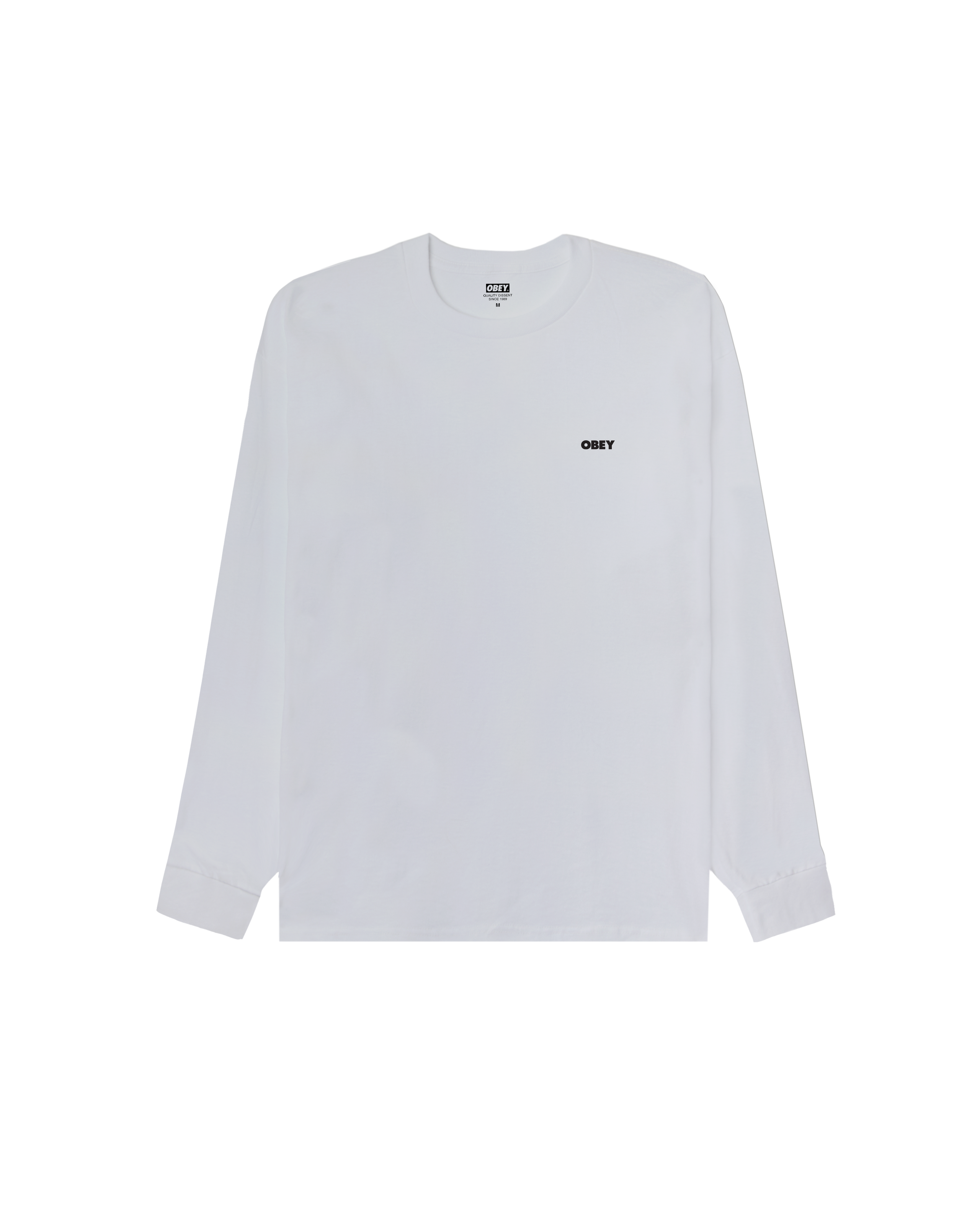 THE MEDIUM IS THE MESSAGE CLASSIC LS T-SHIRT - WHITE