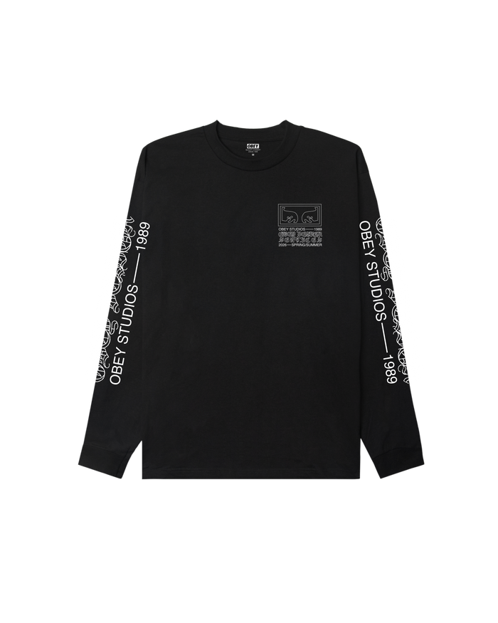 OBEY DESIGN SERVICES T-SHIRT - BLACK