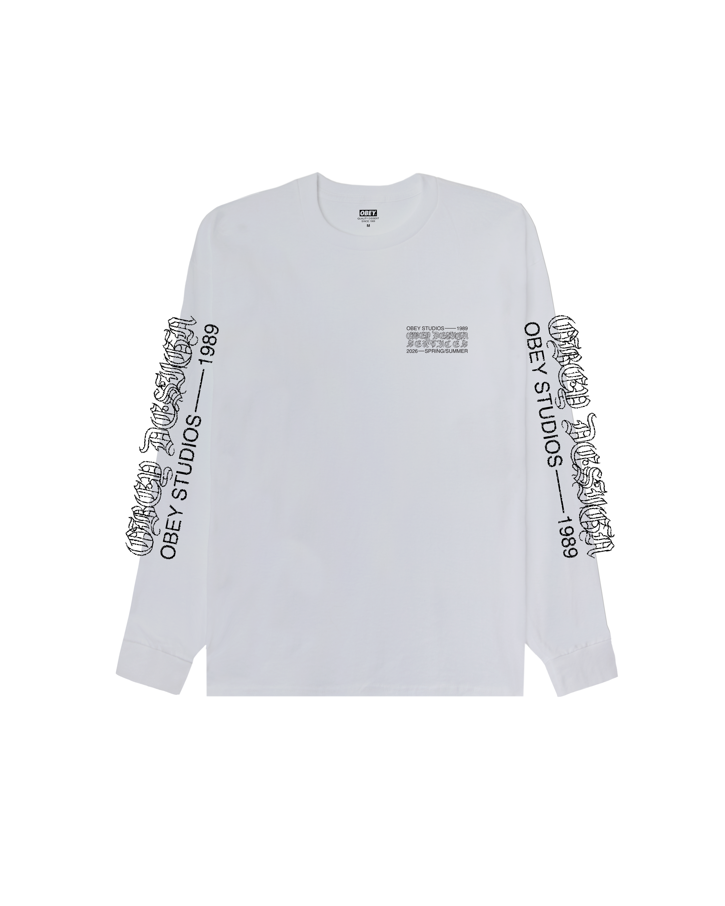 OBEY DESIGN SERVICES T-SHIRT - WHITE – OBEY CLOTHING JP