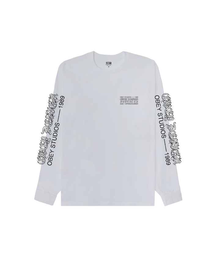 OBEY DESIGN SERVICES T-SHIRT - WHITE