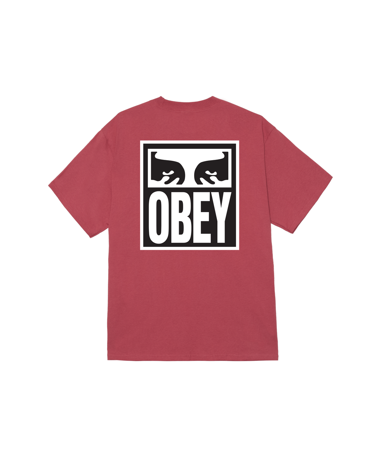 OBEY EYES ICON II CLASSIC T-SHIRT - MINERAL RED