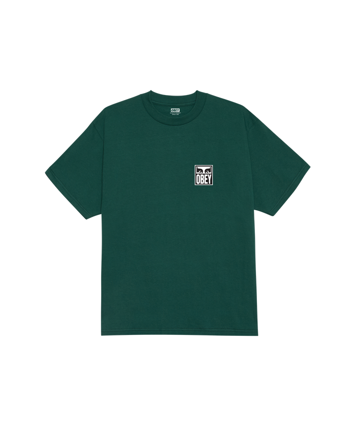 OBEY EYES ICON II CLASSIC T-SHIRT - RAINFOREST