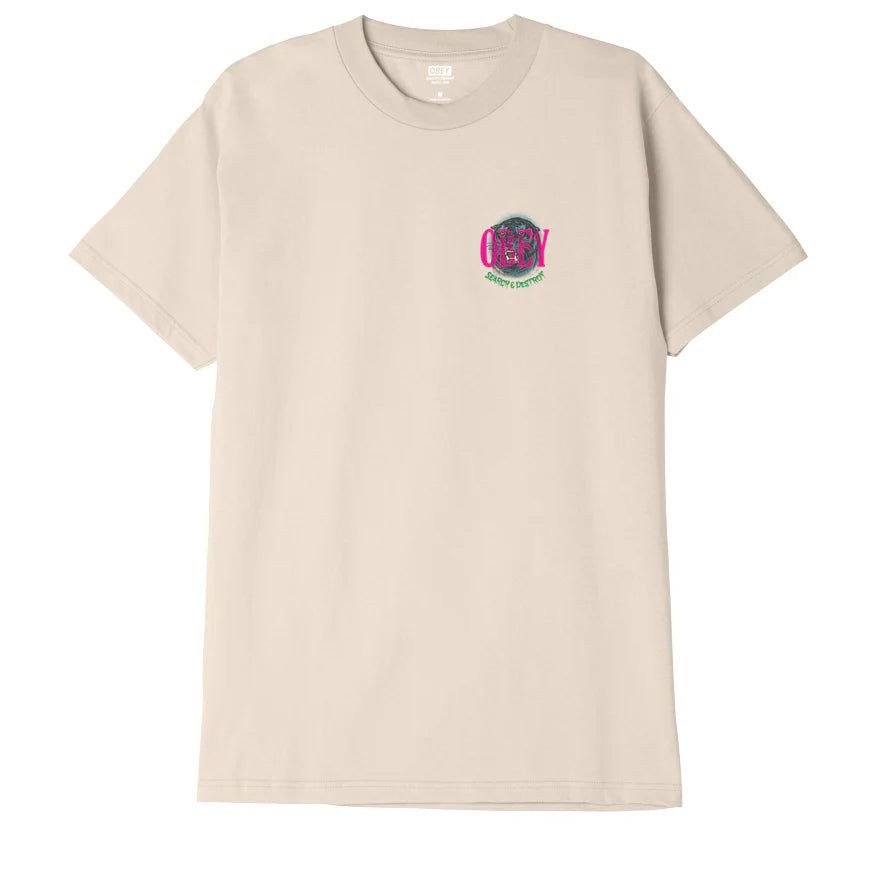 OBEY SEARCH & DESTROY TIGER CLASSIC T-SHIRT