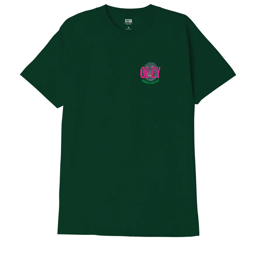 OBEY SEARCH & DESTROY TIGER CLASSIC T-SHIRT