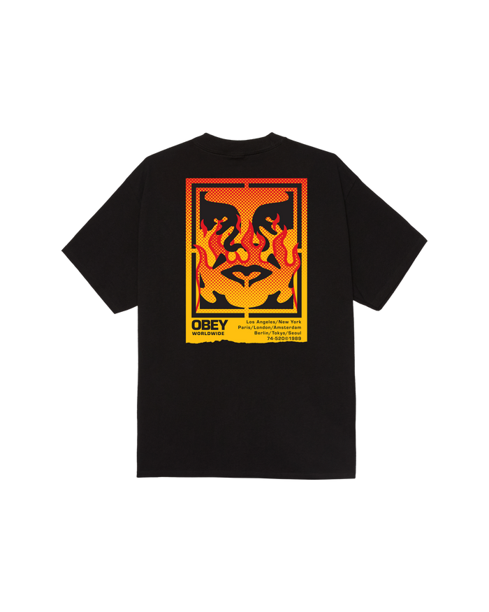 ICON STENCIL FLAME CLASSIC T-SHIRT