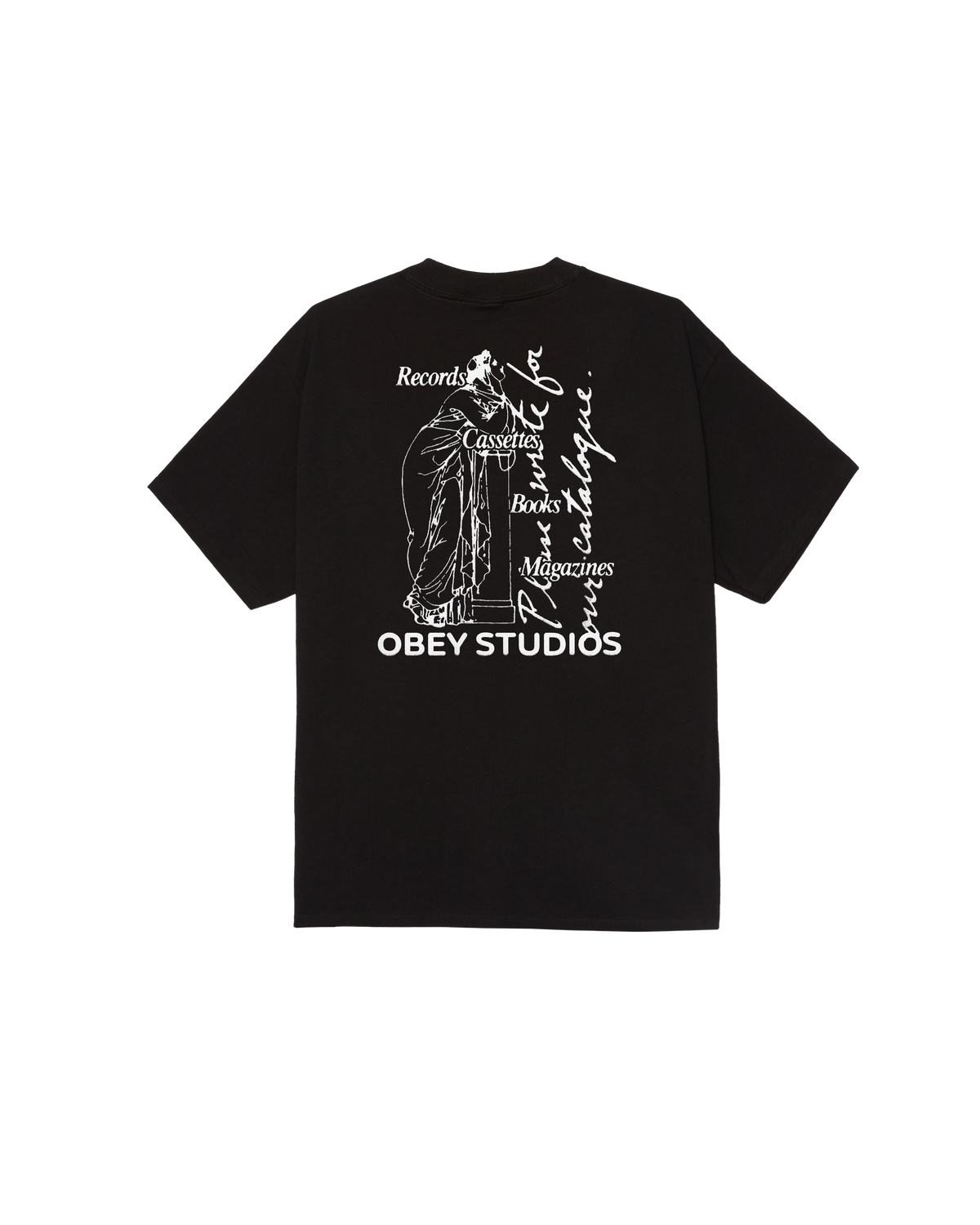 OBEY STUDIOS CATALOGUE CLASSIC T-SHIRT – OBEY CLOTHING JP