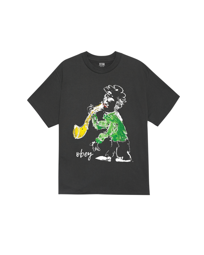 JAZZ PLAYER CLASSIC T-SHIRT - VINTAGE BLACK