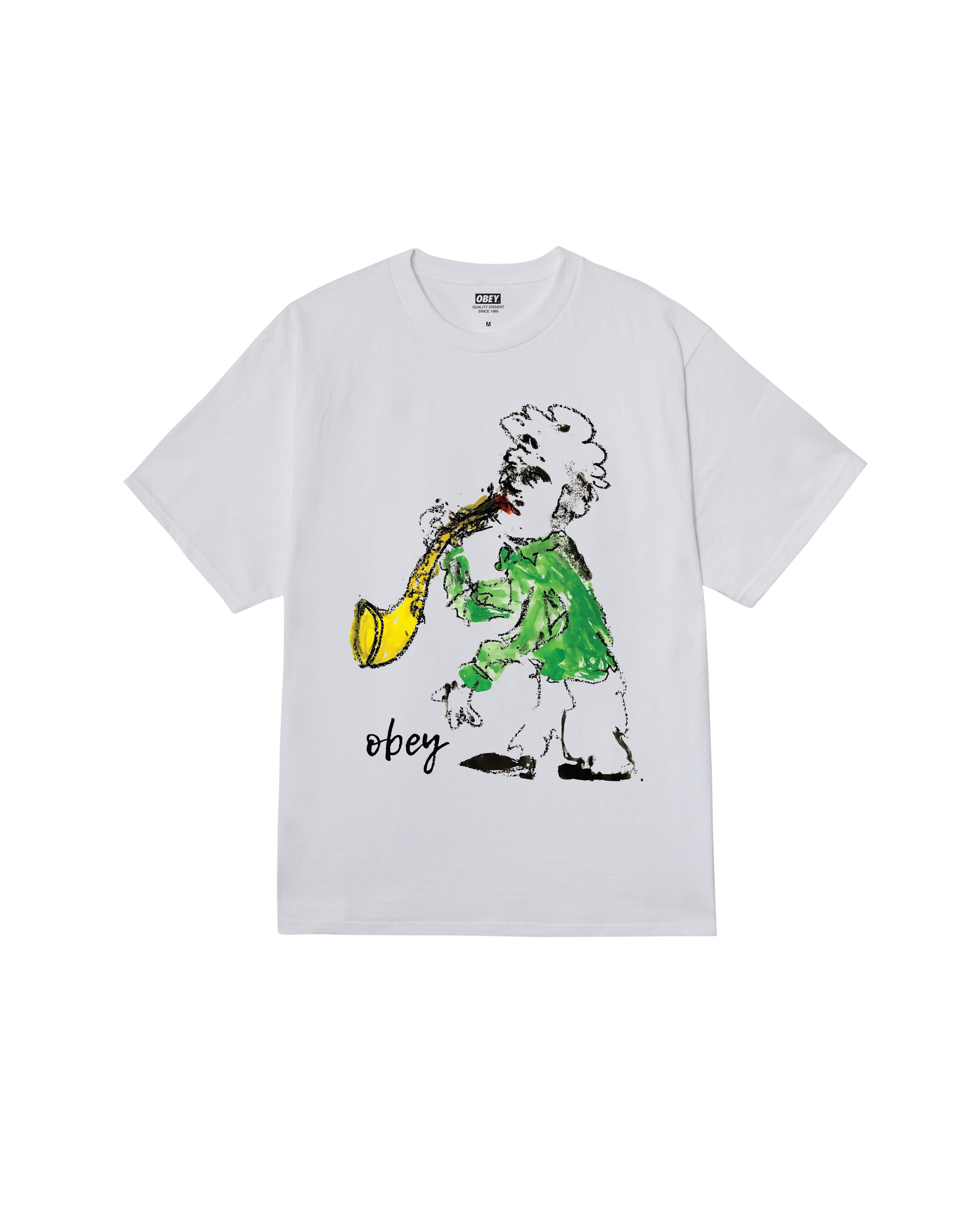 JAZZ PLAYER CLASSIC T-SHIRT - WHITE