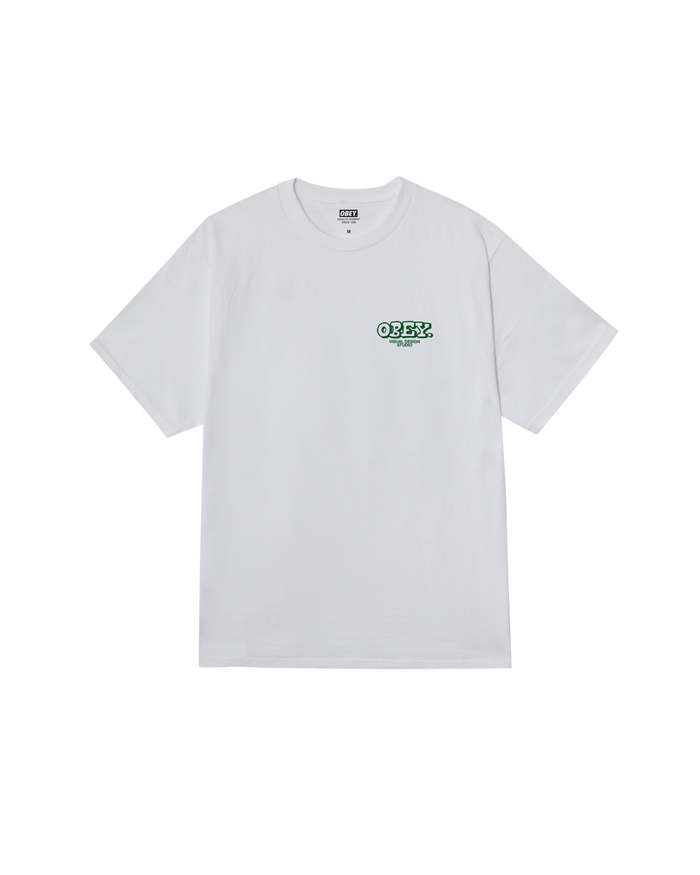 KNOWLEDGE & GROWTH CLASSIC T-SHIRT - WHITE