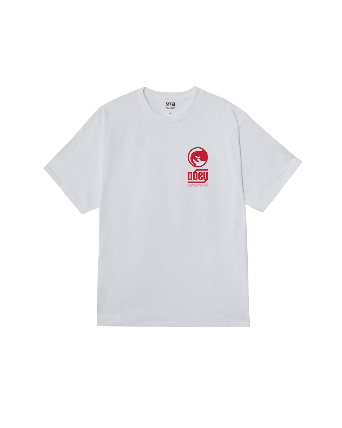OBEY TRADEMARK - WHITE