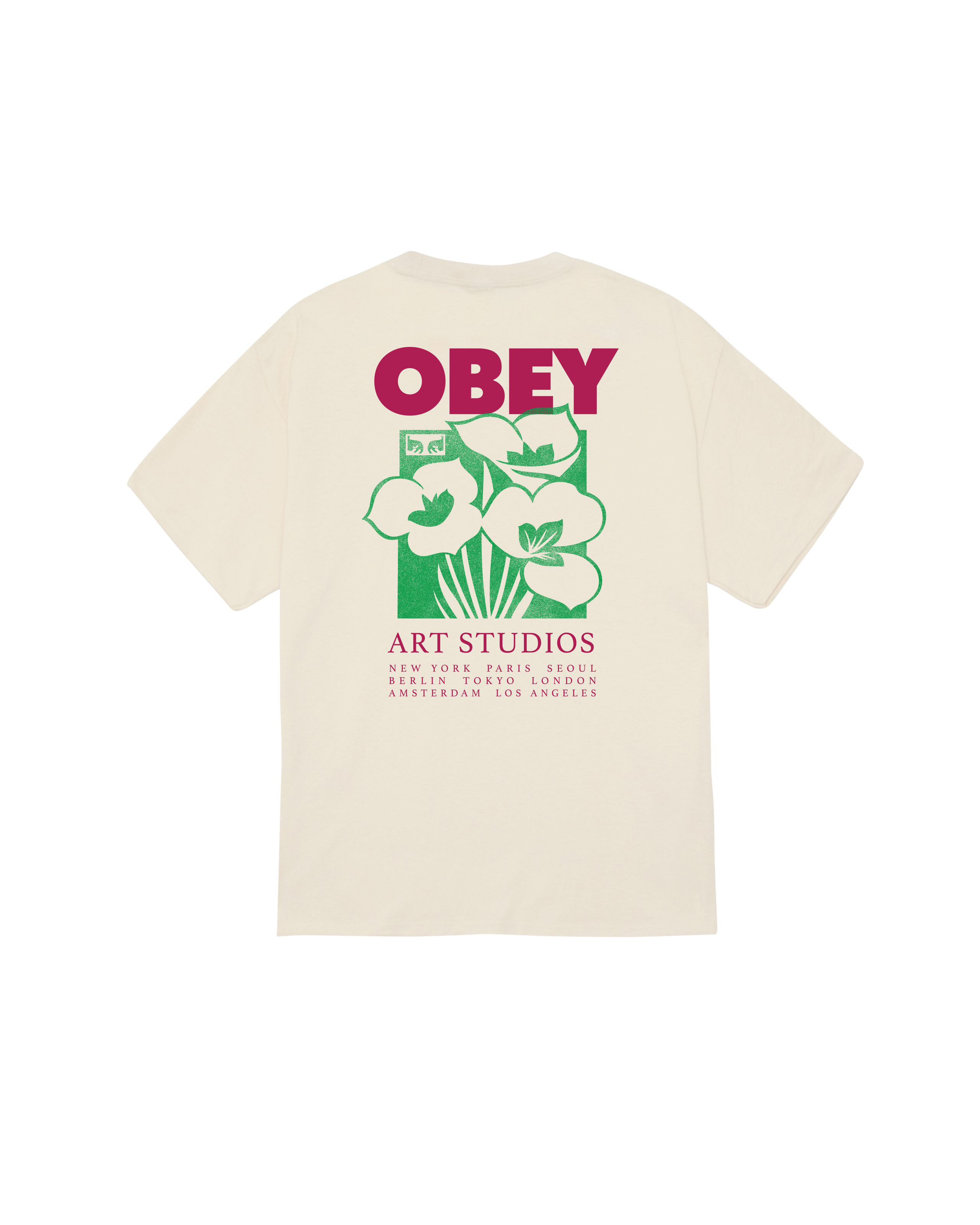 OBEY ART STUDIO FLOWERS - CREAM