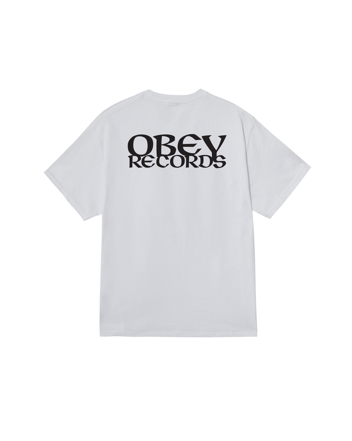 RECORDS EAR CLASSIC T-SHIRT - WHITE