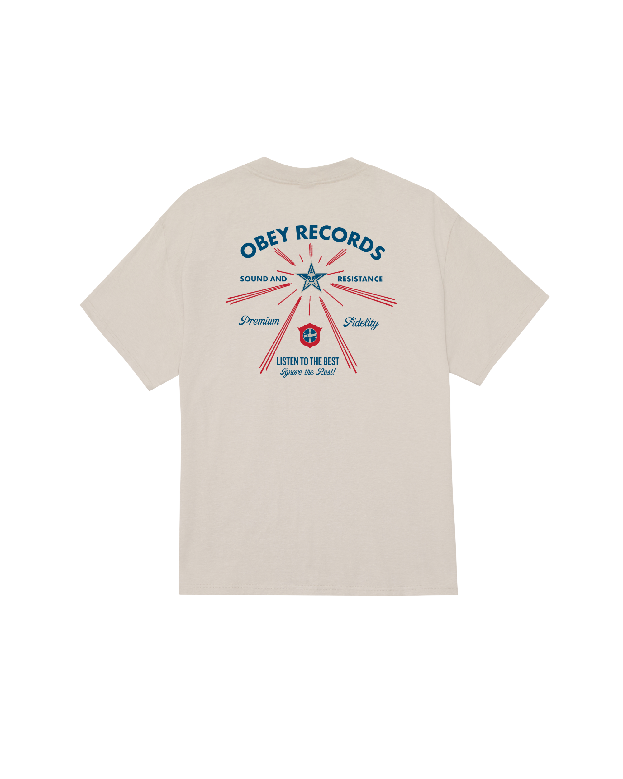 OBEY LISTEN TO THE BEST - SILVER GREY