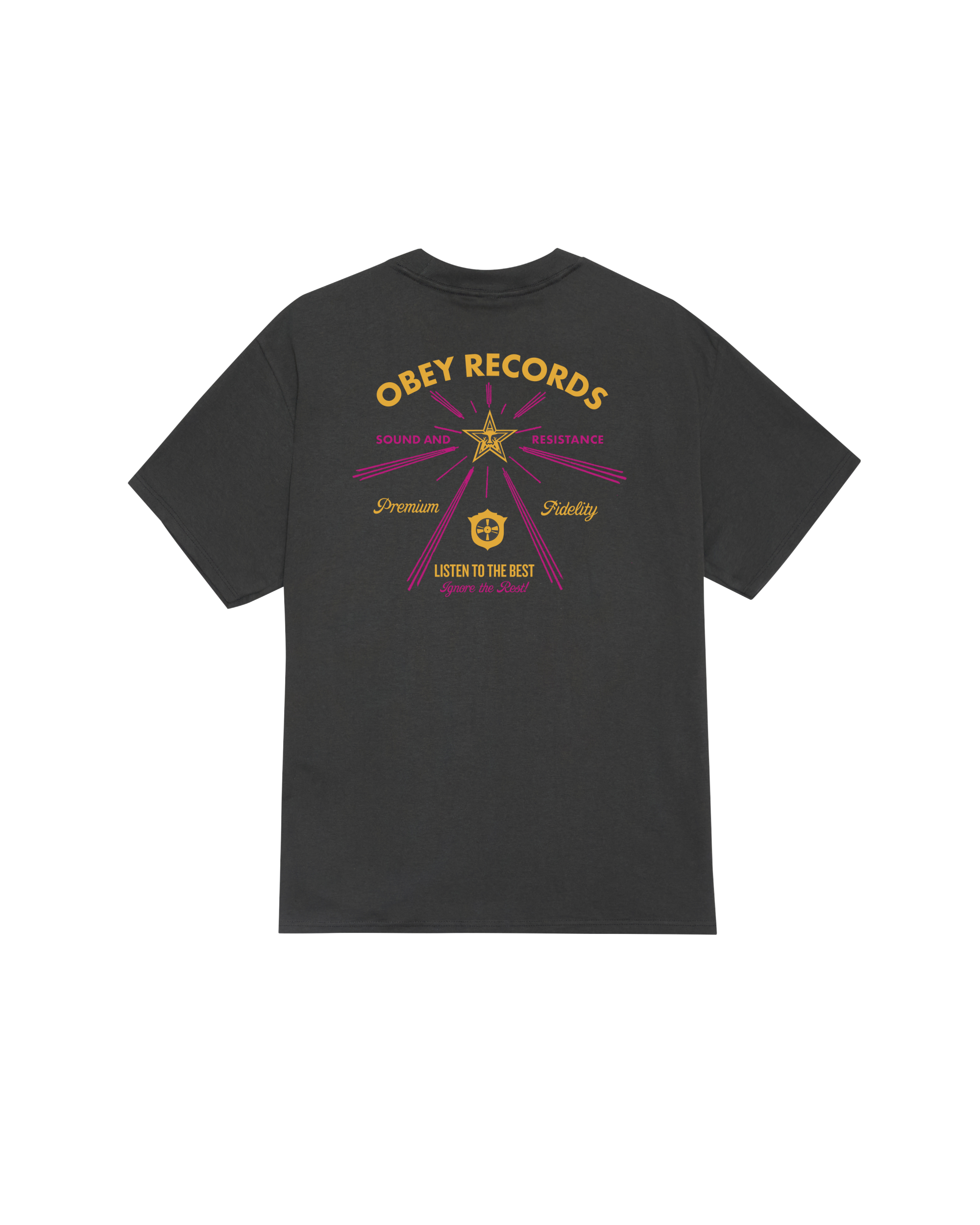 OBEY LISTEN TO THE BEST - VINTAGE BLACK