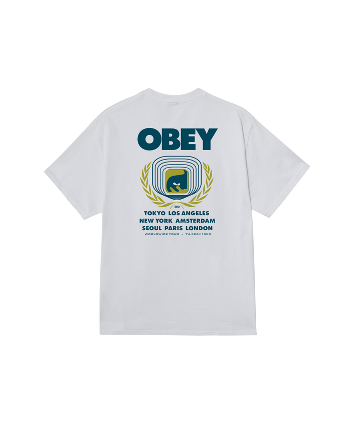 OBEY ICON EYE WREATH - WHITE