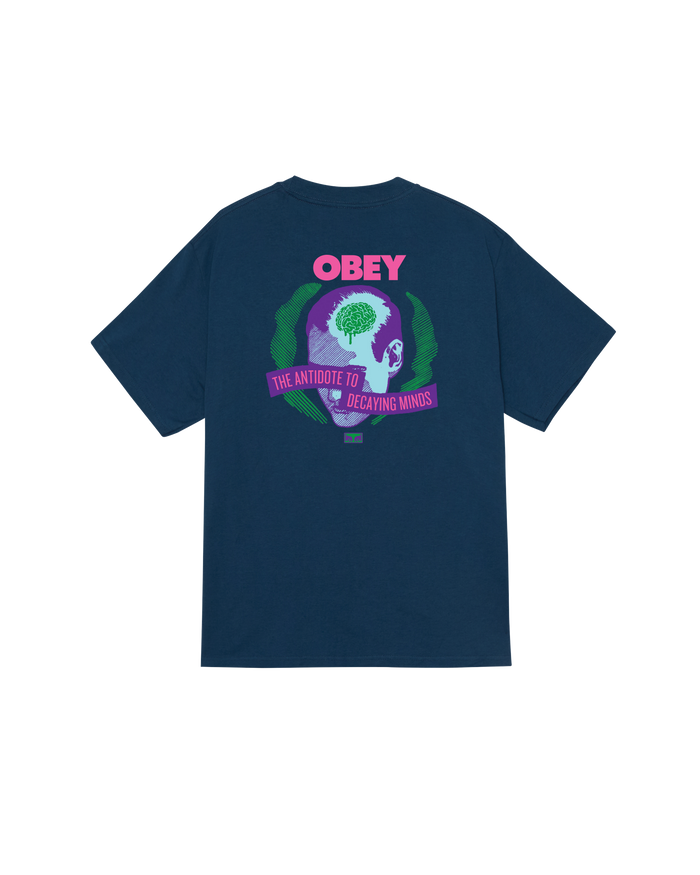 DECAYING MINDS CLASSIC T-SHIRT - HARBOR BLUE