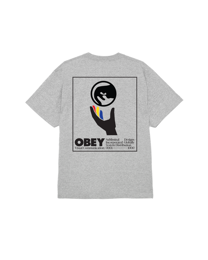 GLOBAL SYSTEMS CLASSIC T-SHIRT - HEATHER GREY