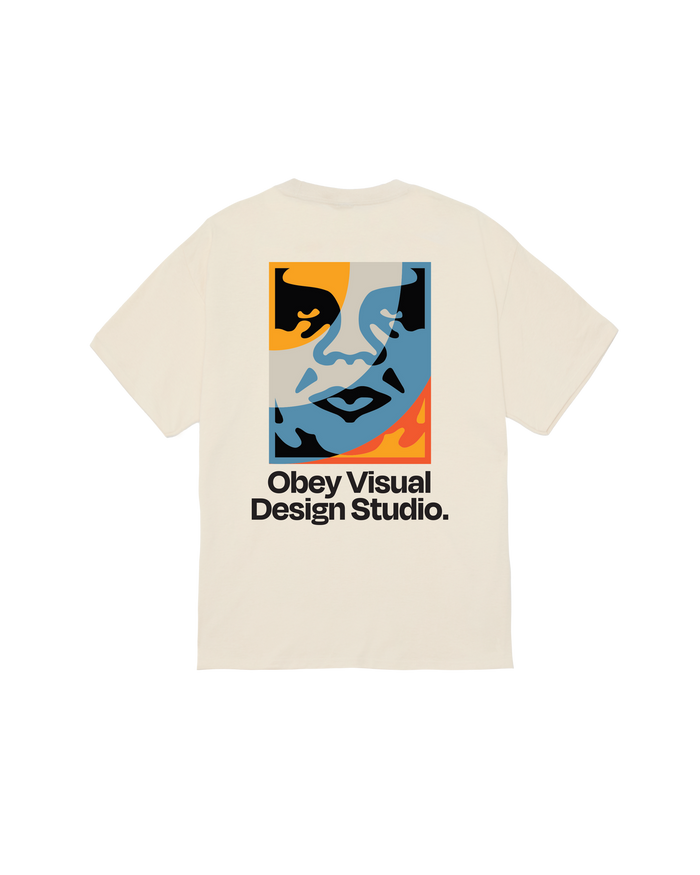 VISUAL DESIGN STUDIO CLASSIC T-SHIRT - CREAM