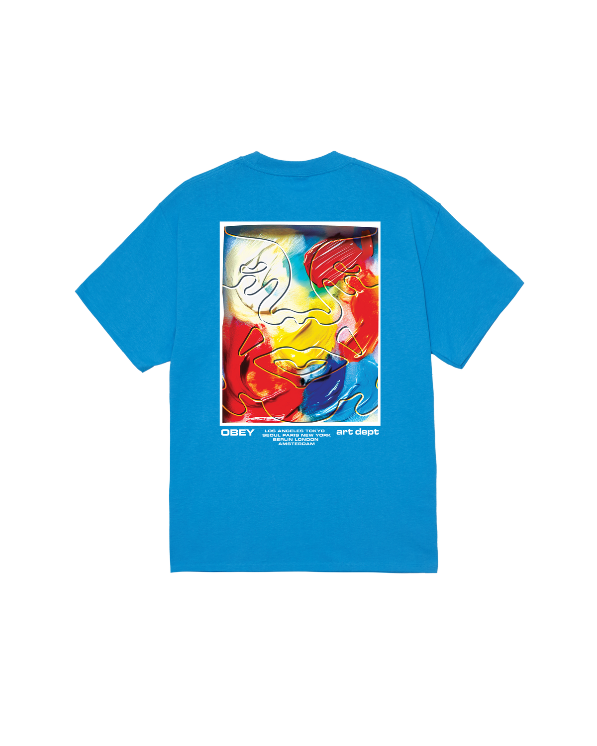 ART DEPARTMENT CLASSIC T-SHIRT - AZURE BLUE
