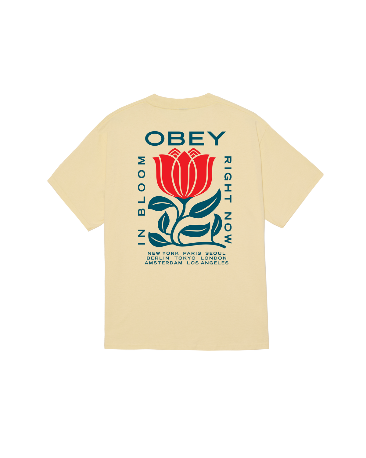 IN BLOOM CLASSIC T-SHIRT - PALE YELLOW