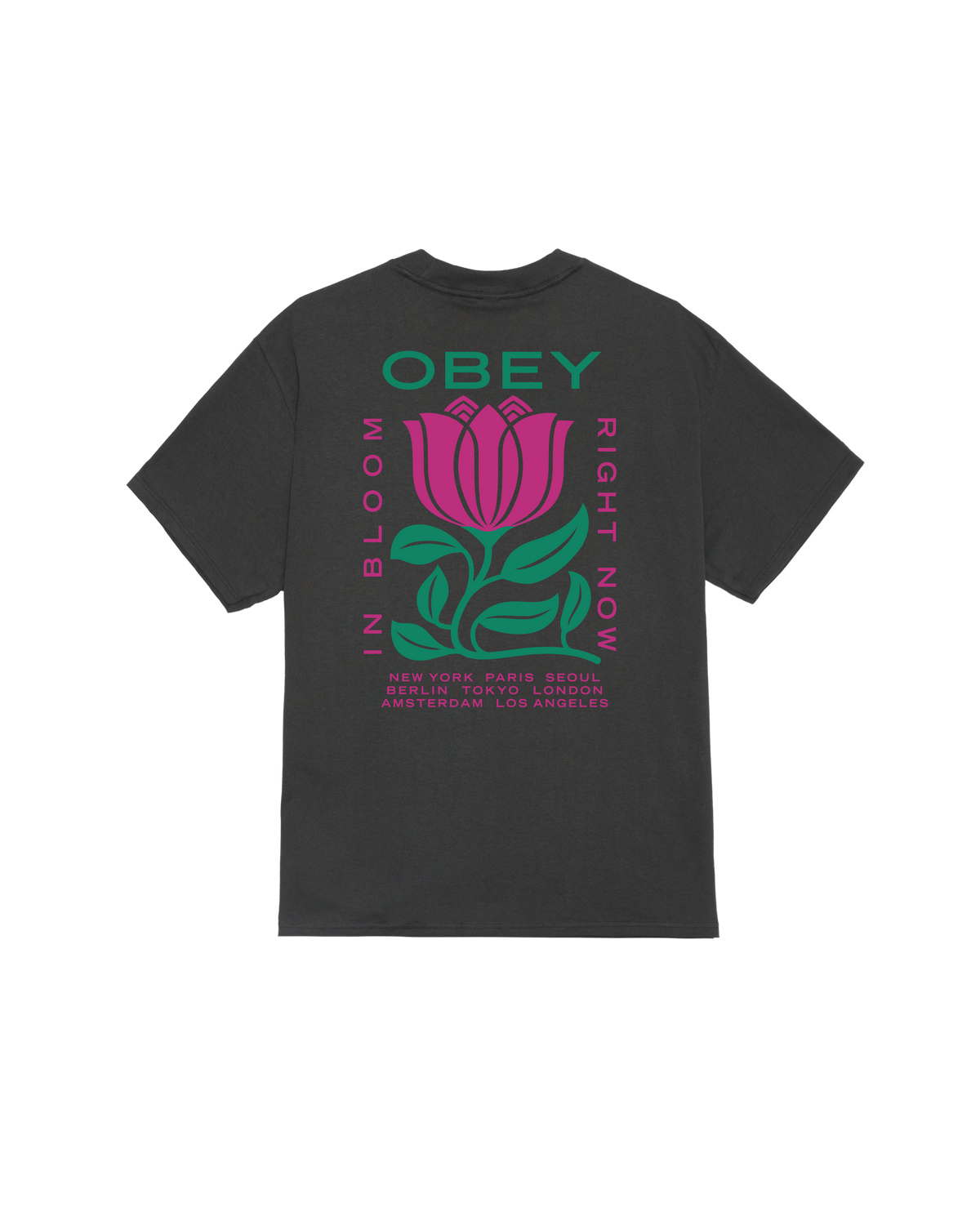 IN BLOOM CLASSIC T-SHIRT - VINTAGE BLACK