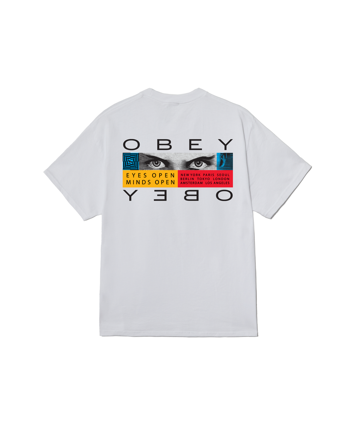 EYES OPEN CLASSIC T-SHIRT - WHITE
