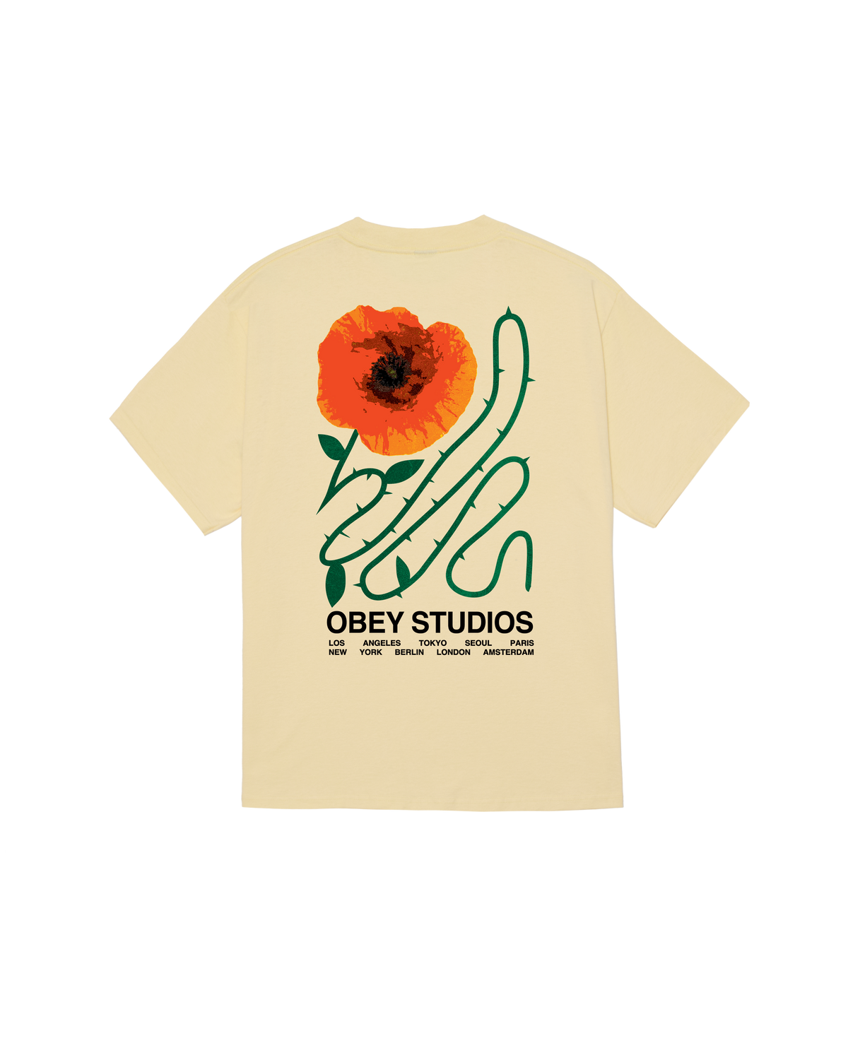 MOVES OF LIFE CLASSIC T-SHIRT - PALE YELLOW