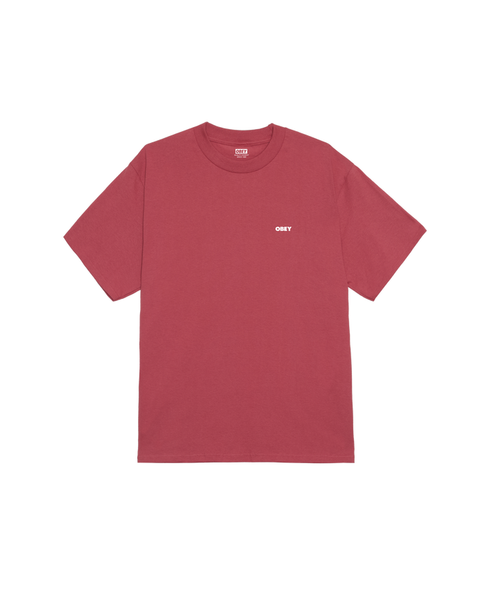 PEEP HOLE CLASSIC T-SHIRT - MINERAL RED