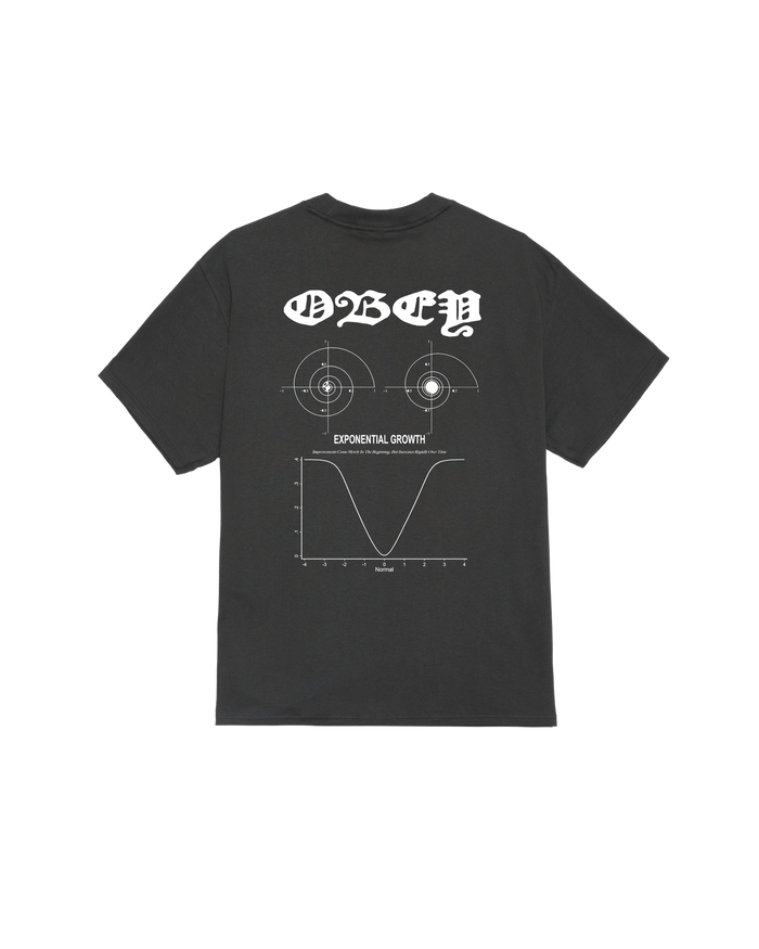 EXPONENTIAL GROWTH CLASSIC T-SHIRT - VINTAGE BLACK