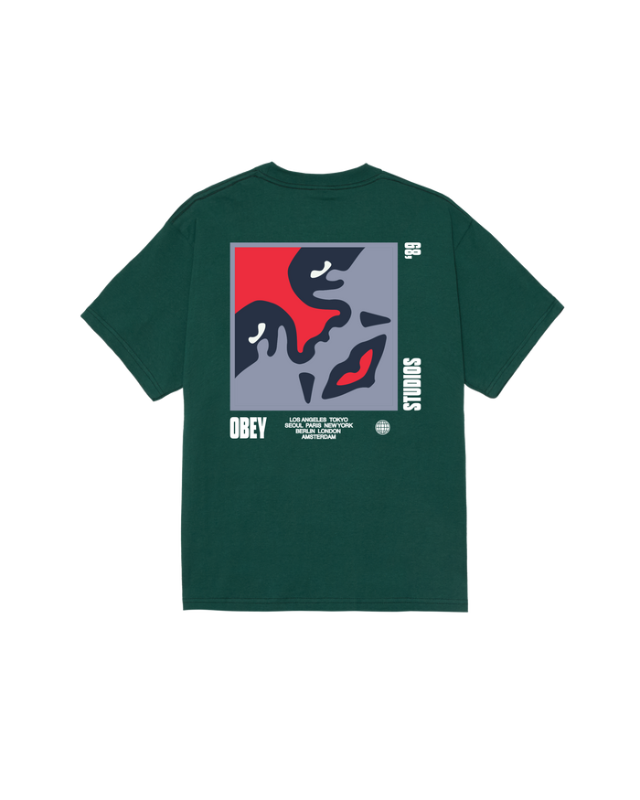 OBEY ICON 89 CLASSIC T-SHIRT - RAINFOREST