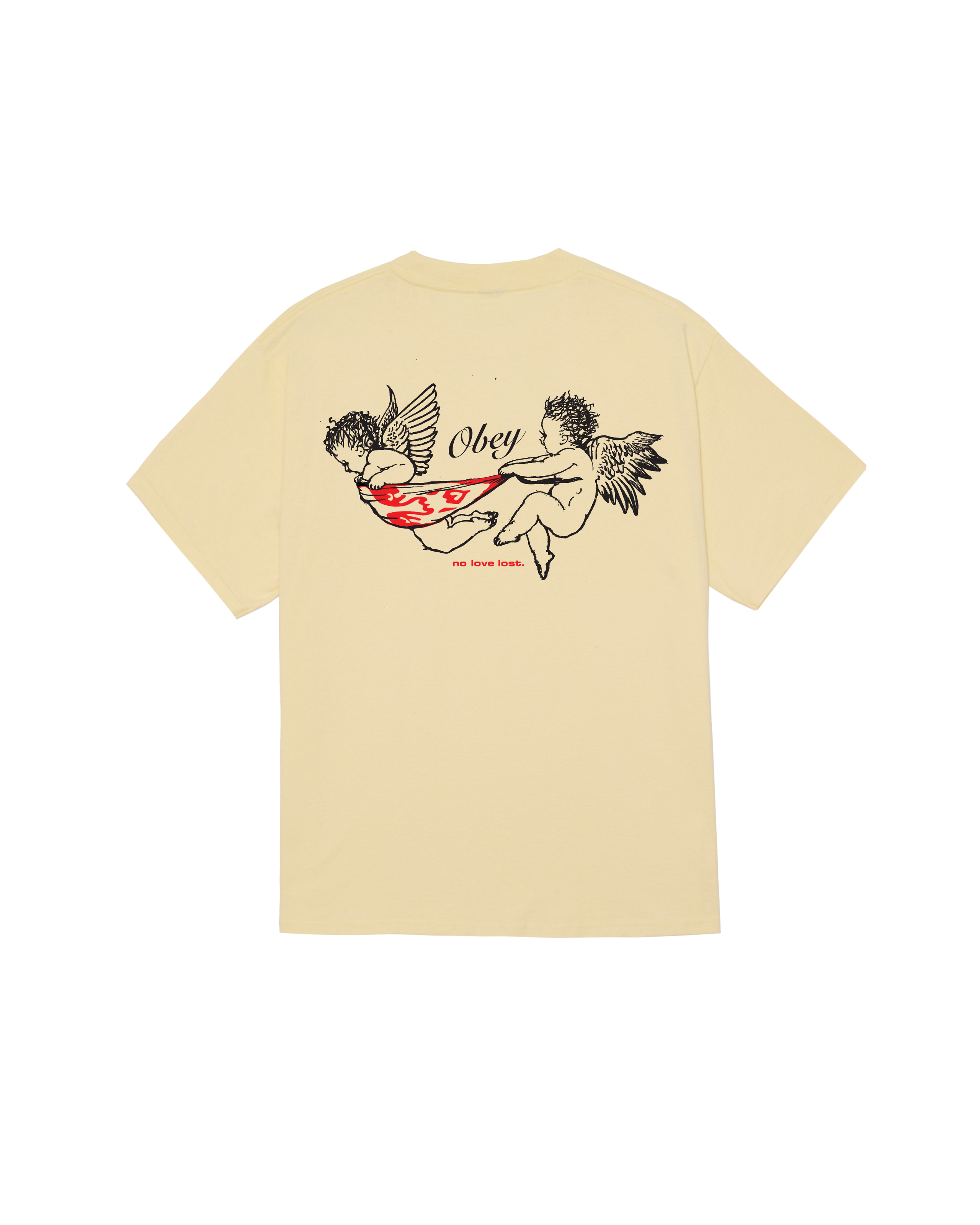 NO LOVE LOST CLASSIC T-SHIRT - PALE YELLOW