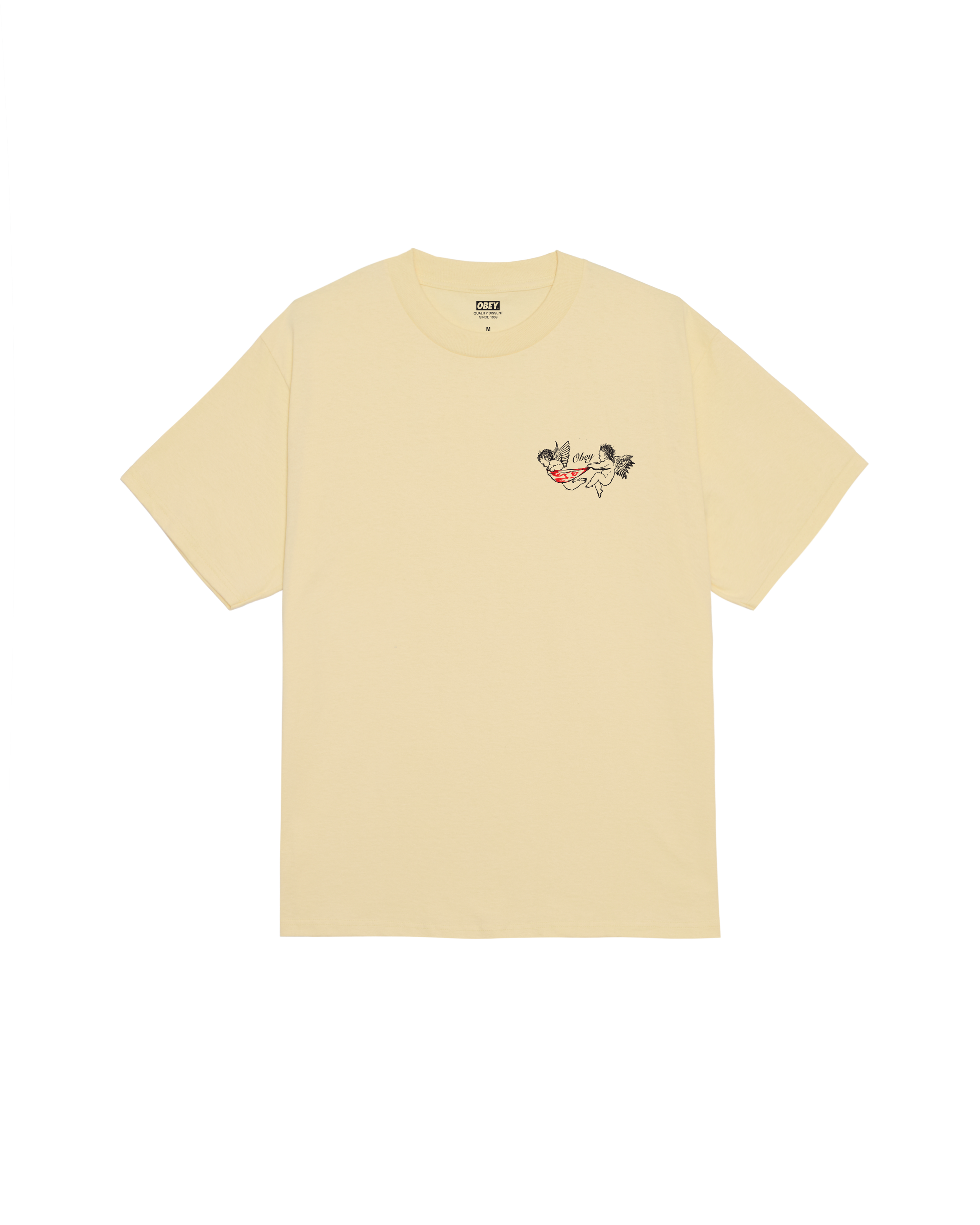 NO LOVE LOST CLASSIC T-SHIRT - PALE YELLOW