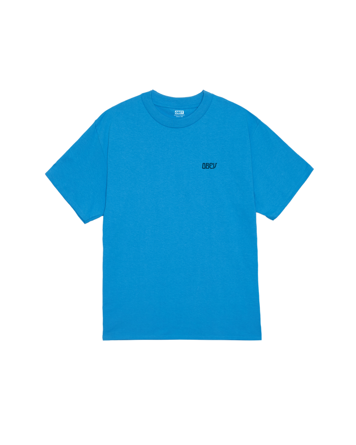 PEACE NOW BUTTERFLIES CLASSIC T-SHIRT - AZURE BLUE