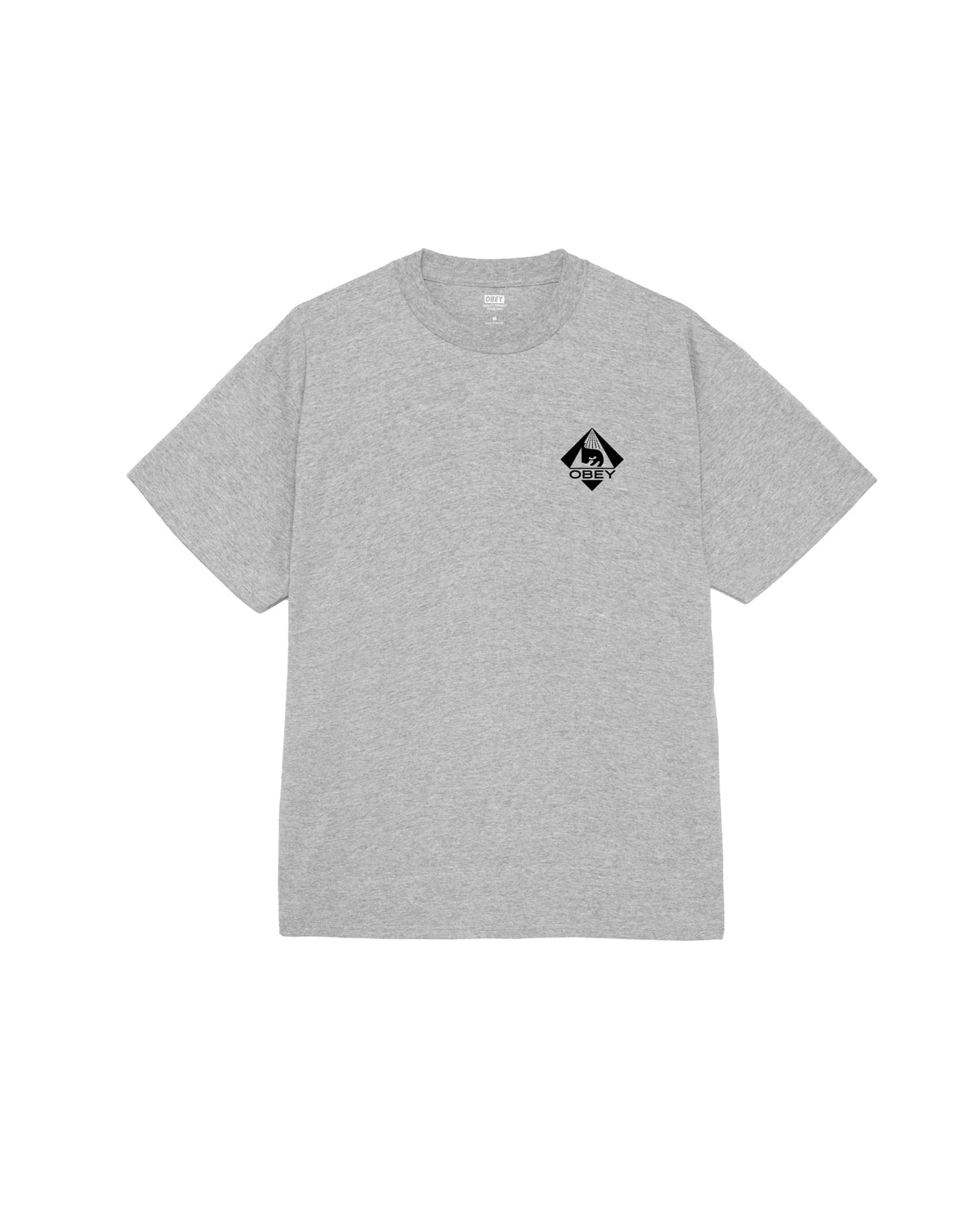 ICON PYRAMID CLASSIC T-SHIRT - HEATHER GREY