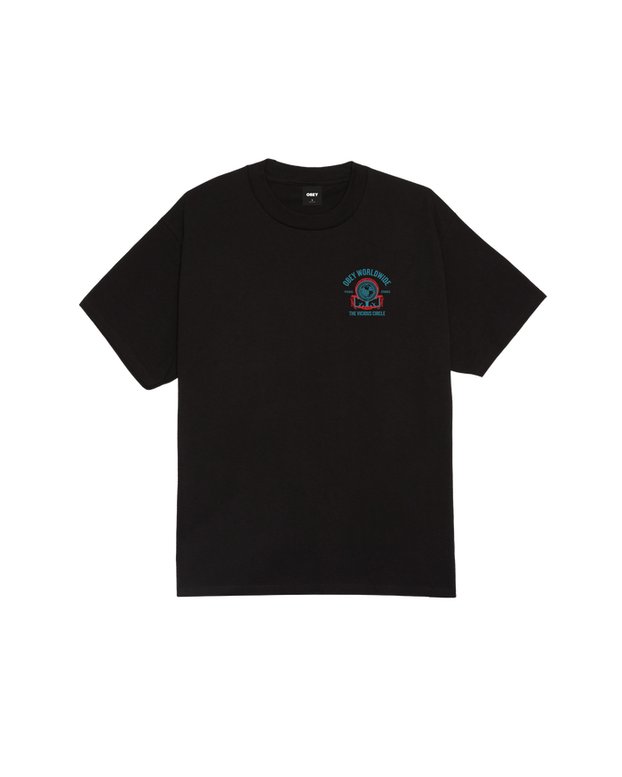 VICIOUS CIRCLE CLASSIC T-SHIRT - BLACK