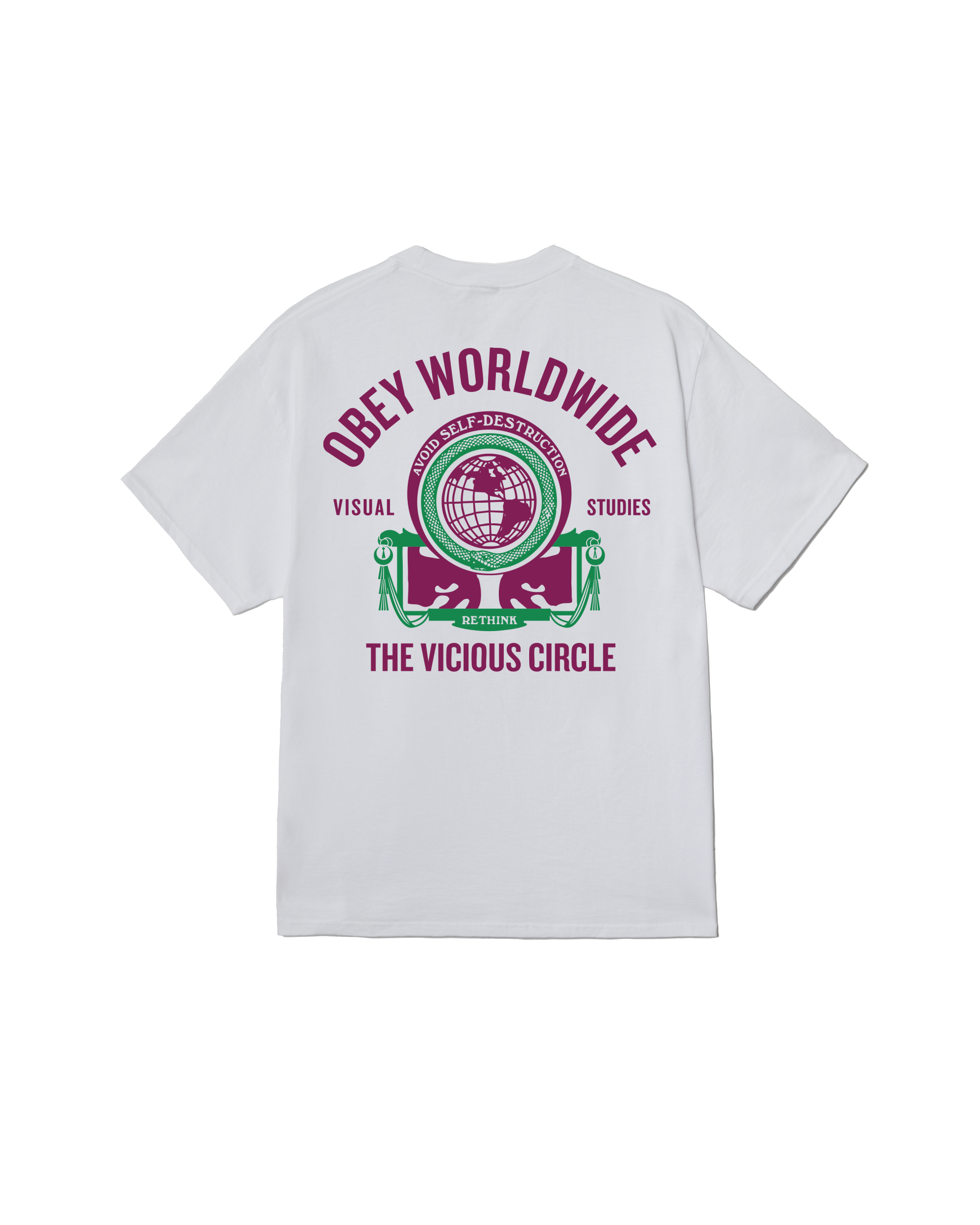 VICIOUS CIRCLE CLASSIC T-SHIRT - WHITE