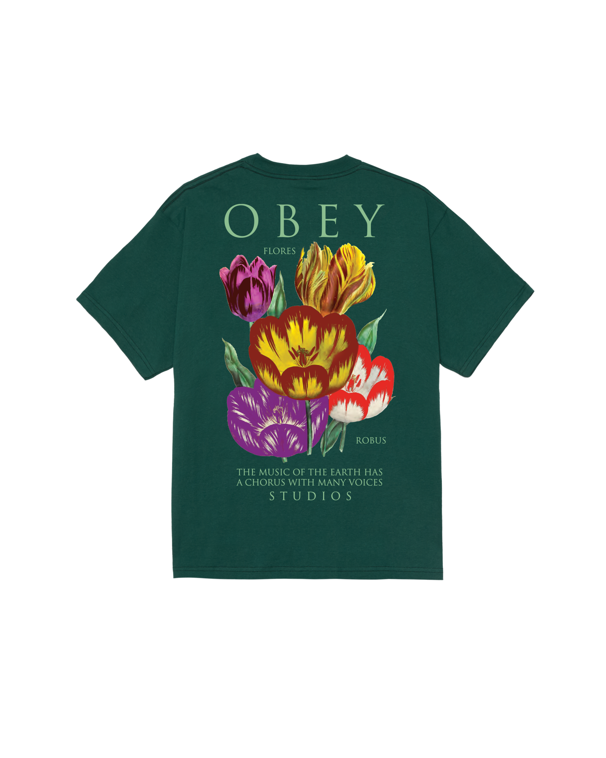 FLORES ROBUS CLASSIC T-SHIRT - RAINFOREST