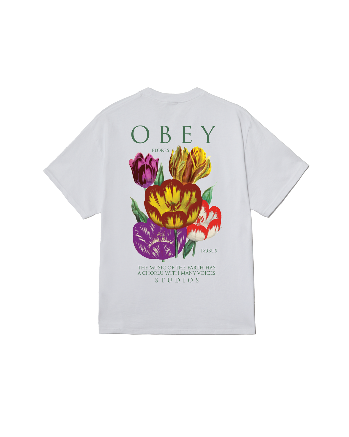 FLORES ROBUS CLASSIC T-SHIRT - WHITE