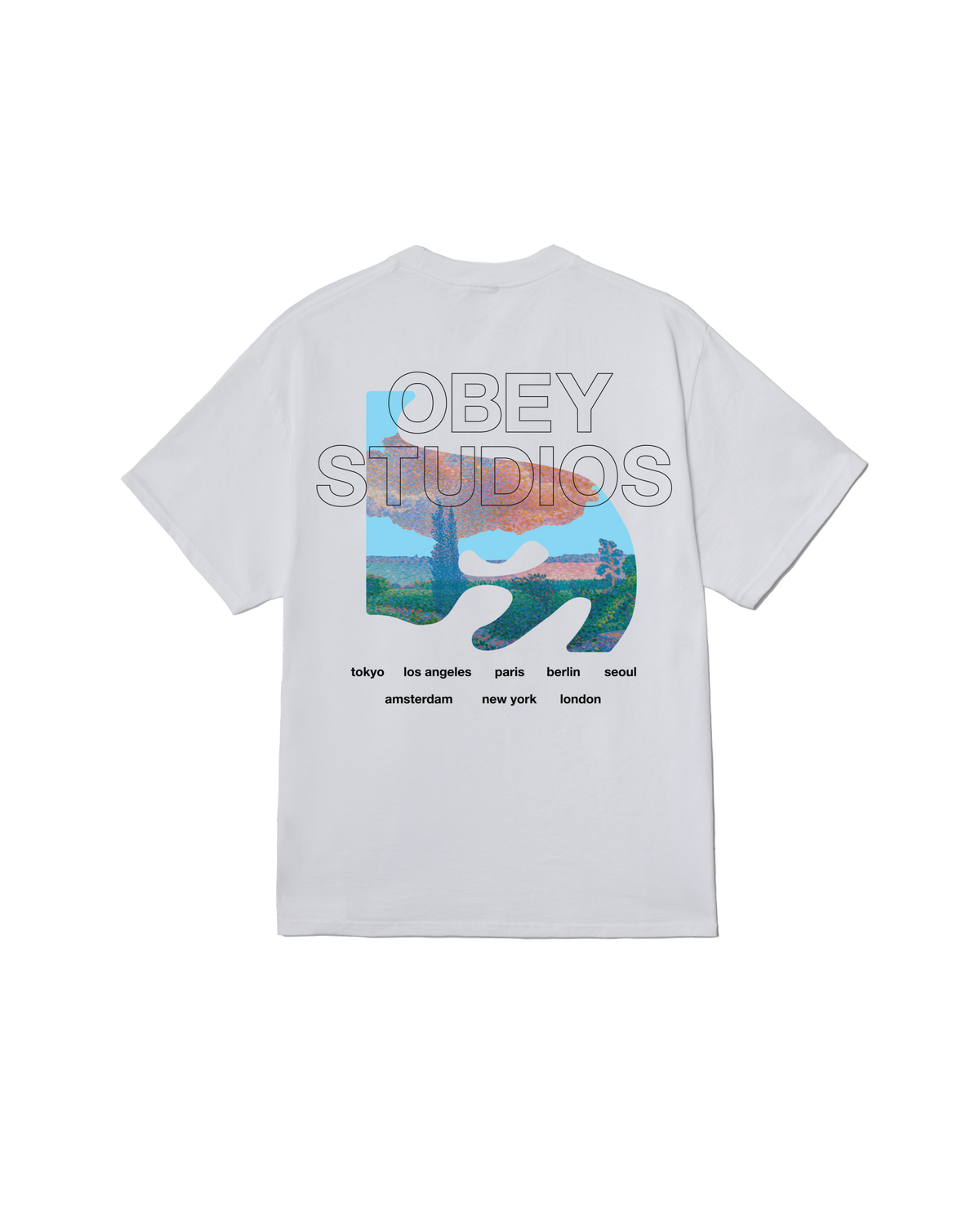 PASTURES CLASSIC T-SHIRT - WHITE