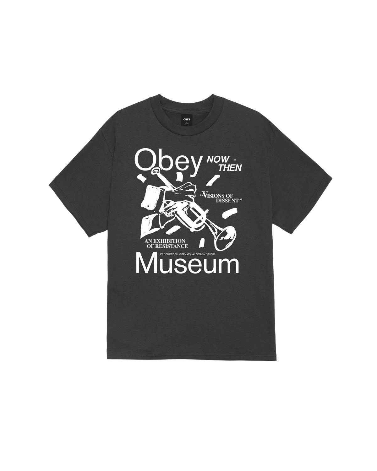 OBEY MUSEUM CLASSIC T-SHIRT - VINTAGE BLACK