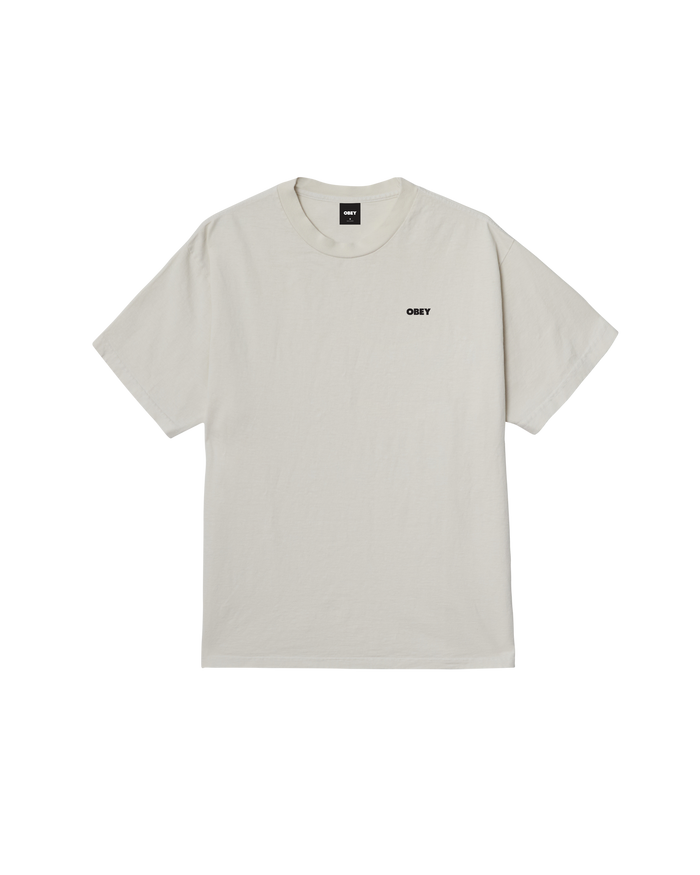 BOLD ICON FACE PIGMENT T-SHIRT - PIGMENT CHALK WHITE