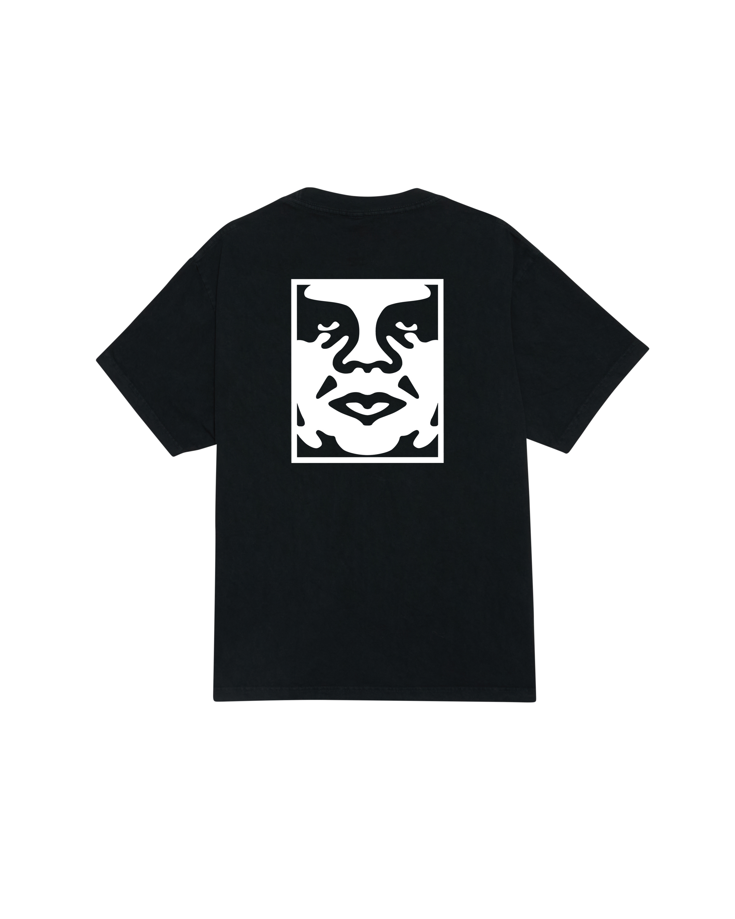 OBEY BOLD ICON FACE PIGMENT T-SHIRT - PIGMENT DUSTY BLACK