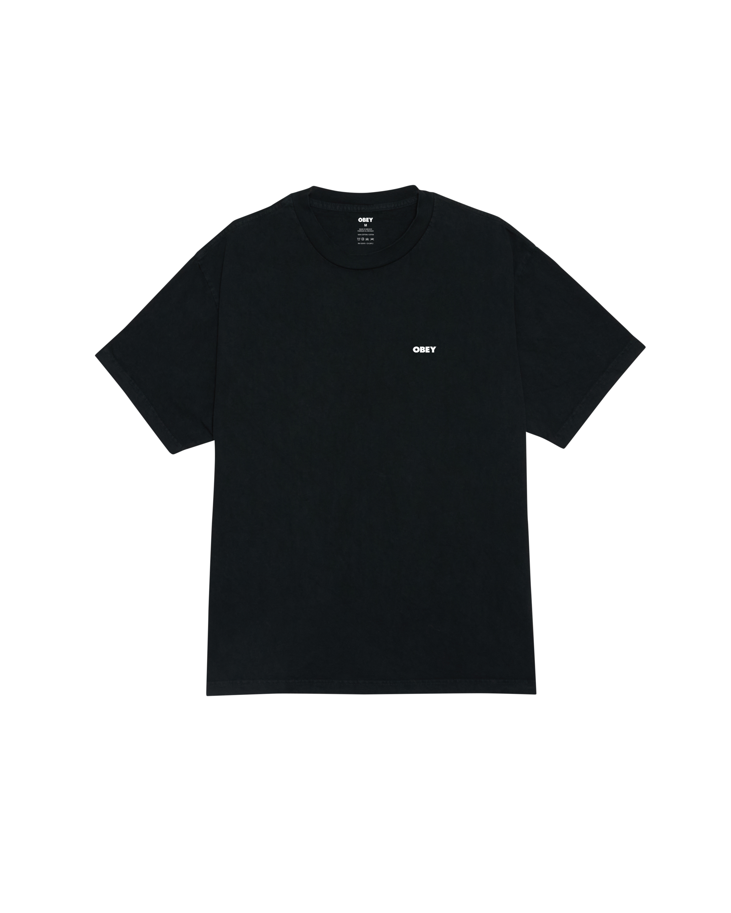 OBEY BOLD ICON FACE PIGMENT T-SHIRT - PIGMENT DUSTY BLACK