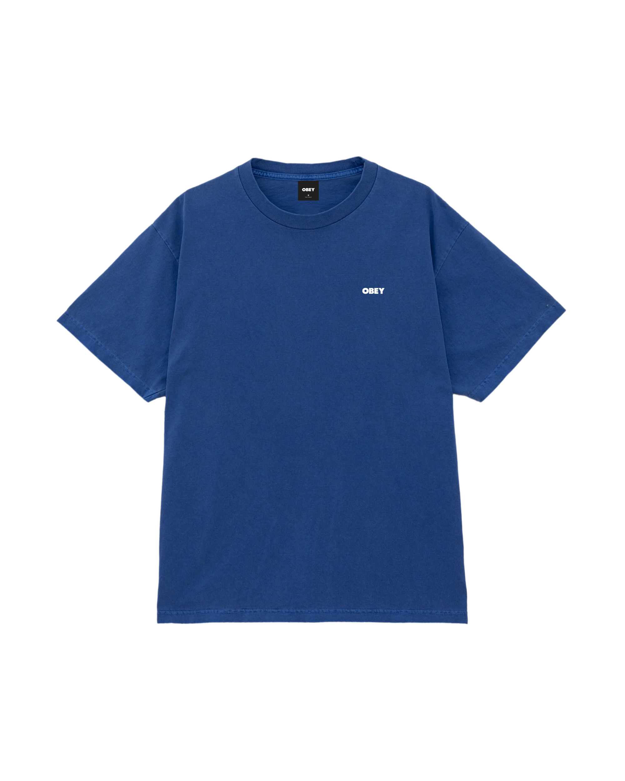 BOLD ICON FACE PIGMENT T-SHIRT - PIGMENT ELECTRIC INDIGO