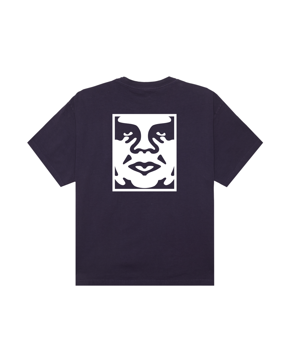BOLD ICON FACE PIGMENT T-SHIRT - PIGMENT PURPLE VELVET