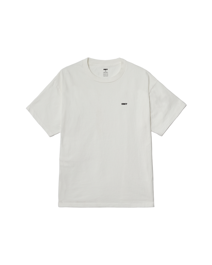 BOLD ICON FACE PIGMENT T-SHIRT - PIGMENT VINTAGE WHITE