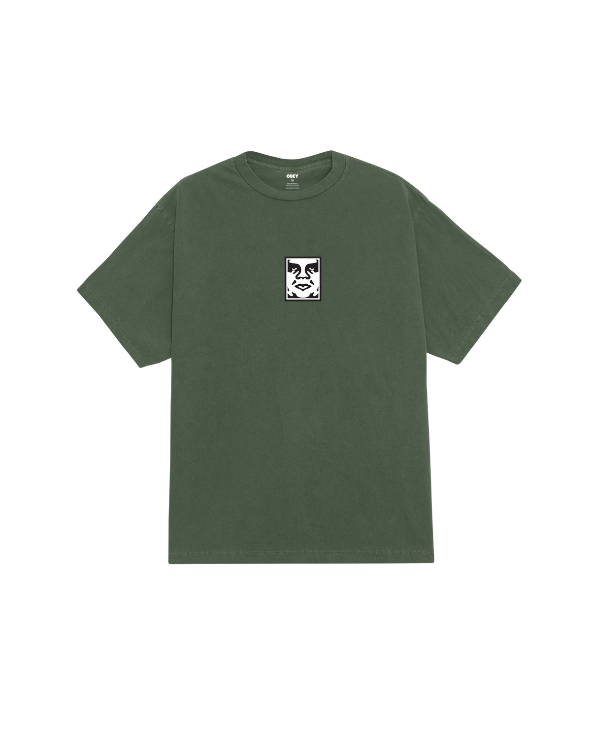 ICON FACE PIGMENT T-SHIRT - PIGMENT BRONZE GREEN