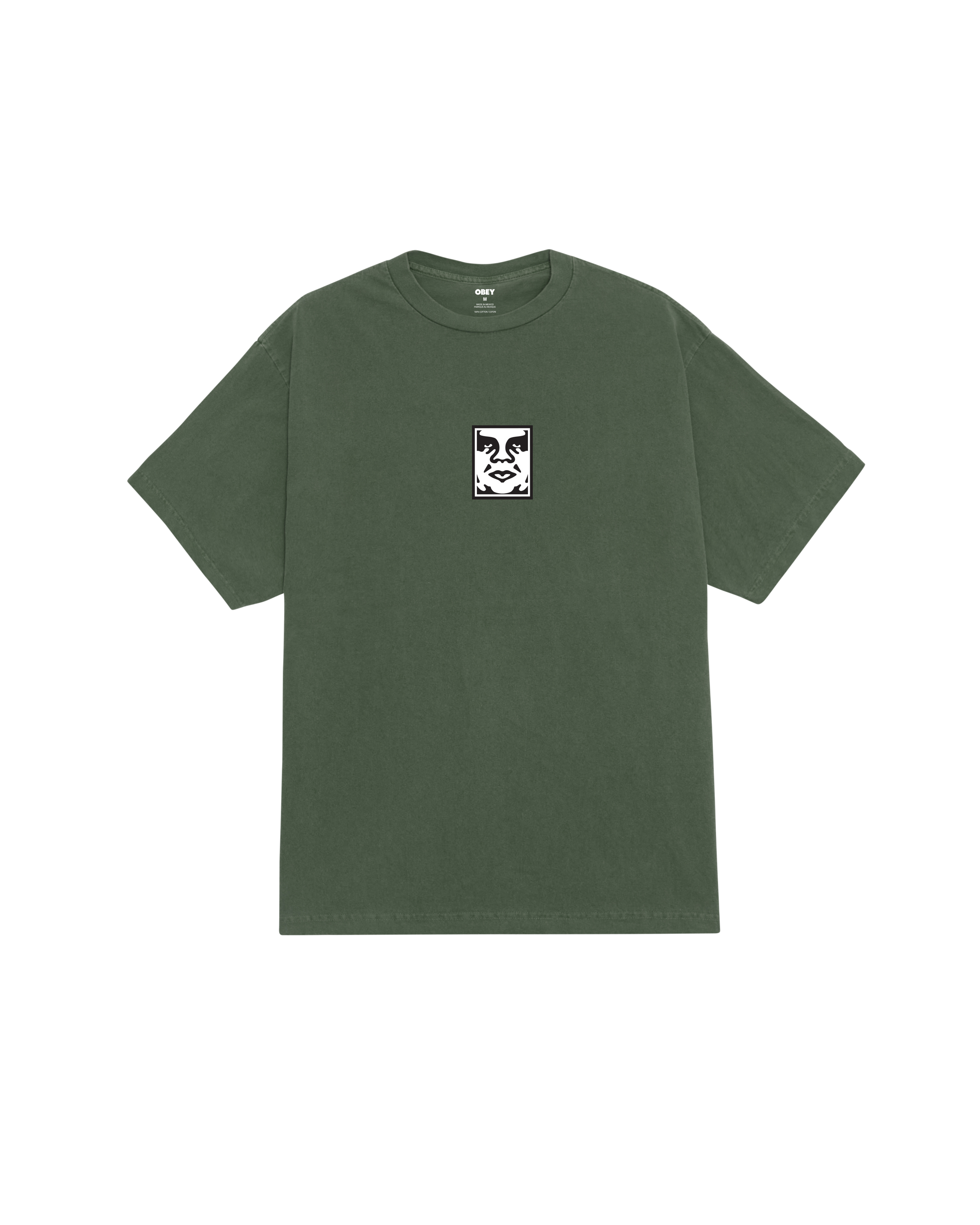 ICON FACE PIGMENT T-SHIRT - PIGMENT BRONZE GREEN