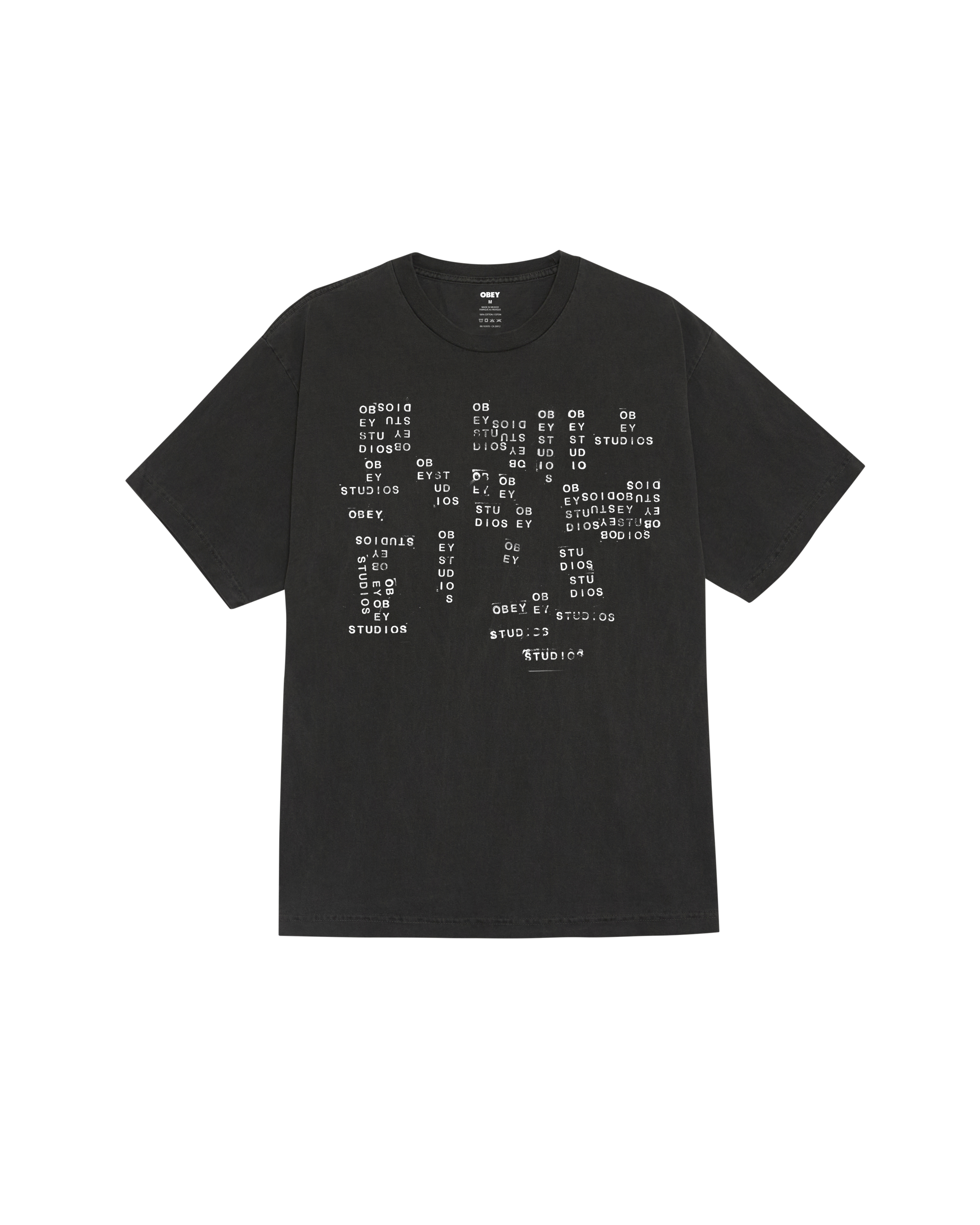 OBEY STUDIOS STAMP - PIGMENT DUSTY BLACK